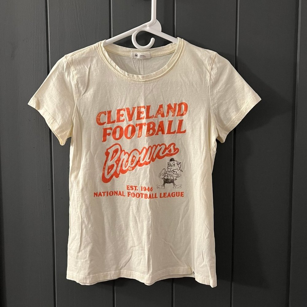 Vintage Cleveland Browns Brand 47 Women''s T-shirt